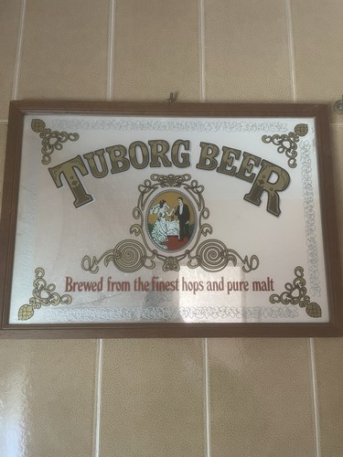 Quadro specchio tuborg vintage - quadro,
