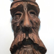 VECCHIA MASCHERA SARDA “N. SECCHI MACOMER” CARASSEGARE IN MACUMERE ceramica