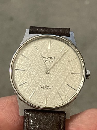 Orologio vintage delvina swiss - vintage,