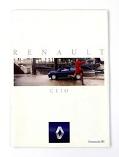 Renault Clio - Catalogo - Depliant - Brochure Renault 1993