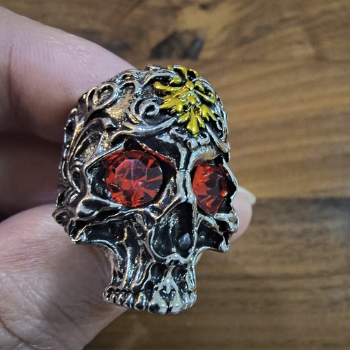 Anello teschio - anello, di
