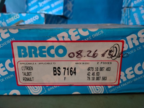 Dischi freno breco citroen - breco,