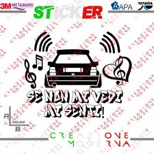 ADESIVO STICKER SE NON MI VEDI