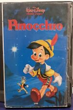 VHS PINOCCHIO - WALT DISNEY HOME VIDEO - OTTOBRE 1987 ITALIA ORIGINALE