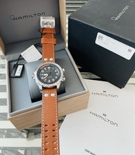 Orologio Uomo Hamilton Khaki Aviation X-Wind Lefty Automatico Quadrante Nero H77755533