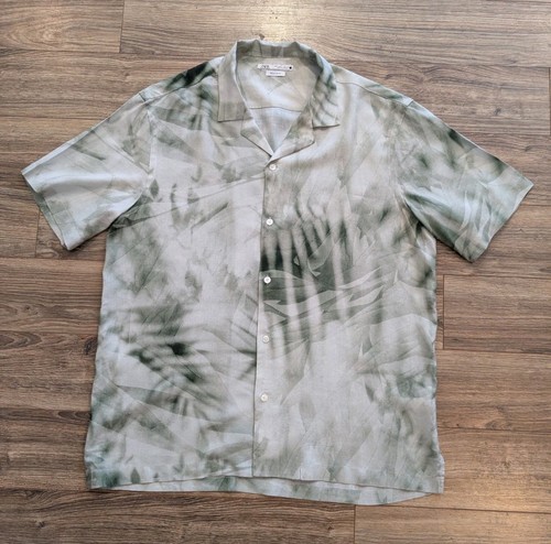 Zara leaves aop camicia uomo - leaves,