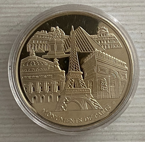 Medaglia parigi torre eiffel - parigi,