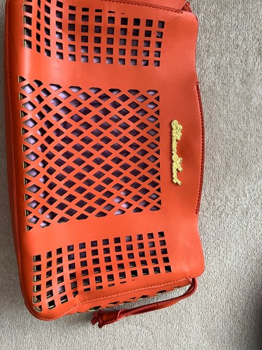 Borsa pochette arancione
