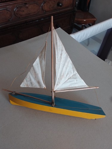 Barca vela legno blocco - barca,