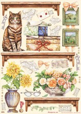 Carta decoupage Trompe l'oil