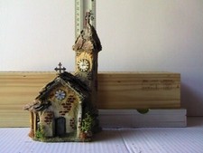 Bellissima Chiesetta Artigianale presepe in legno e cartone serie cm ? vedi foto