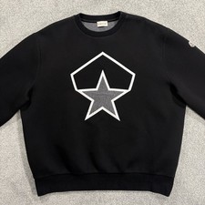 Felpa Moncler nera taglia XXL