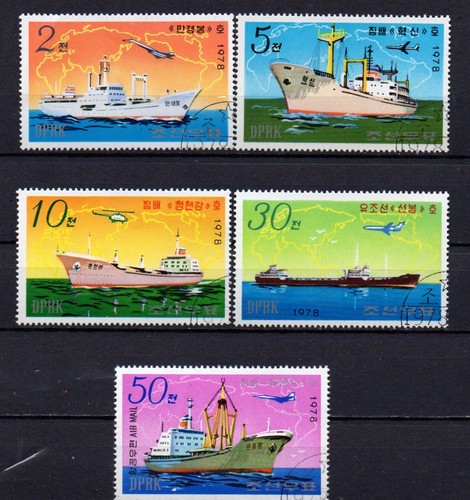 Corea 1978 navi mercantili - corea,