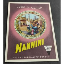 Cartolina Siena - Fabbrica Panforte Nannini - Tutte le Specialità Senesi