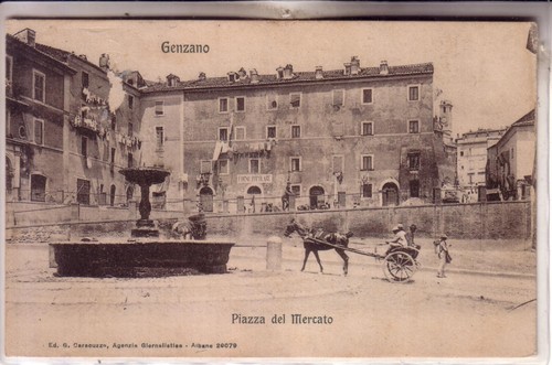 Cartolina genzano roma - genzano, di