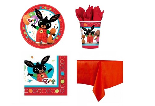 Kit coordinato bing compleanno - coordinato,