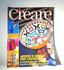 Rivista Creare con casaviva arredi e giochi inventare cose fai da te