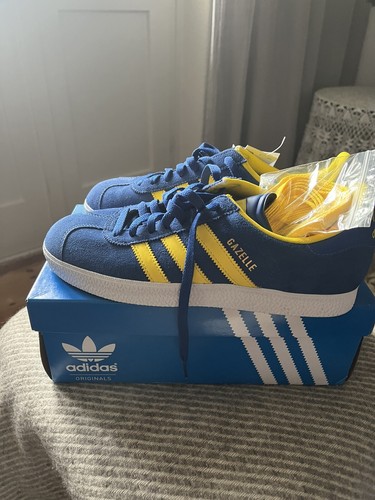 Adidas gazelle blu giallo - adidas,