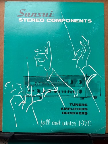 Brochure vintage sansui - vintage, 1970