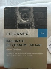 libro Dizionario ragionato dei cognomi italiani