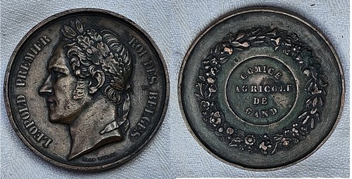 Medaglia 1850 leopoldo - re,