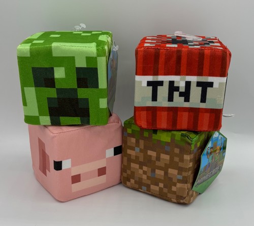 New minecraft plush cube - minecraft,