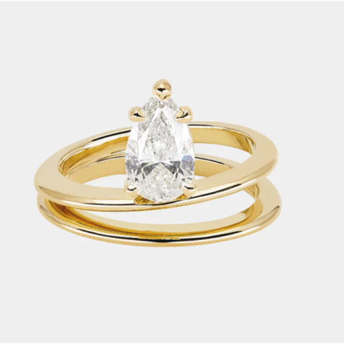 Anello con diamanti - , taglio