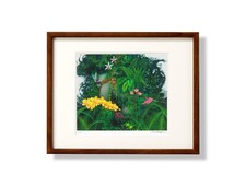 Hiroo Isono Madre Natura 320x260mm con cornice incisione ed.300 Firmato