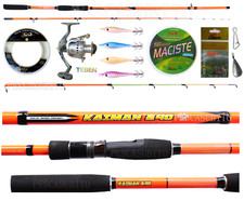 Set Completo Pesca Tataki Canna + Mulinello Accessori Oppay Calamari Calamaro