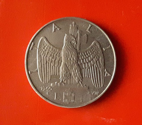Lira 1940 errore 1 del - lira,