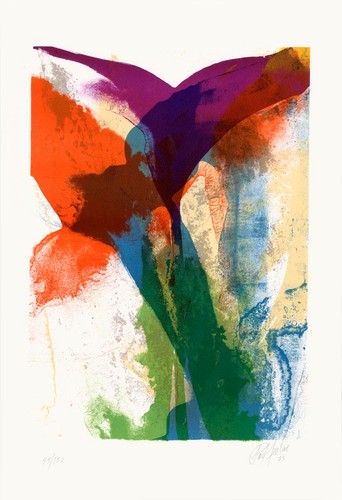 Paul jenkins estampe sans - paul, jenkins,
