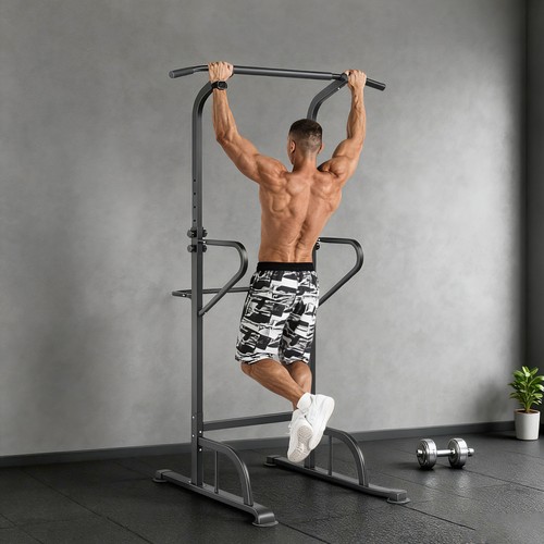 Power tower dip station - dip, pull