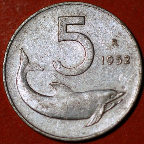 Italia lire 1952 92 - 5, km#