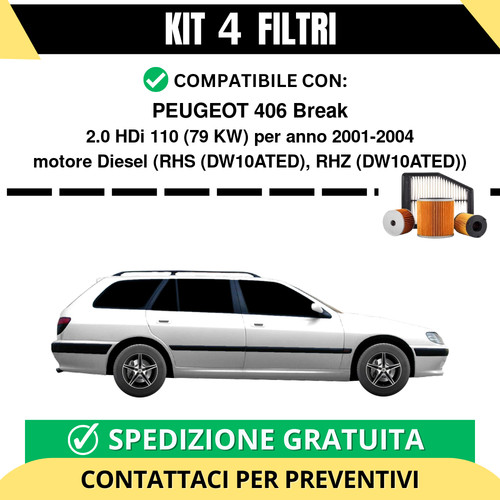 Kit filtri tagliando per - kit,