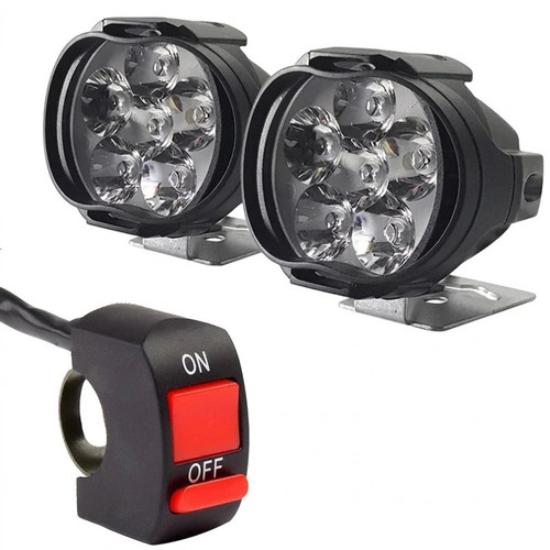 Coppia fari moto led - coppia, faretti