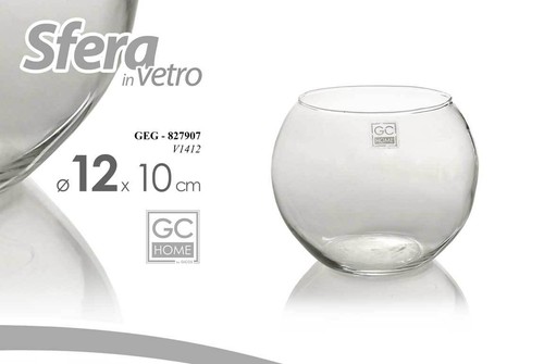 Vaso sfera vetro - vaso, in