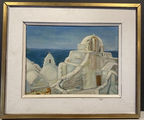 Dipinto olio greco - dipinto,