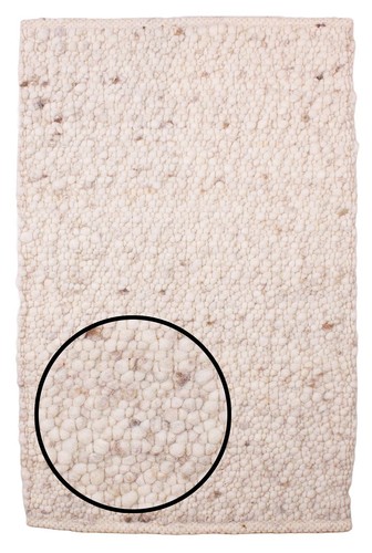 Tappeto bianco tessuto - a, mano