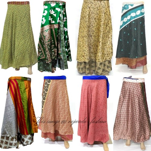 Pezzi gonne vintage seta - vintage,
