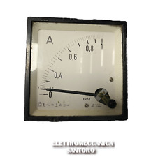 AMPEROMETRO ANALOGICO DA PANNELLO MAX 1A FORO LARGHEZZA 92 x 92 mm