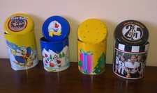 CONTENITORI DI LATTA PANETTONCINI ANNI '80 E '90 !!!