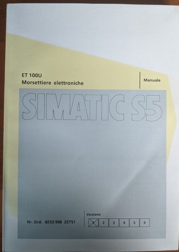 Manuale siemens simatic et - siemens,