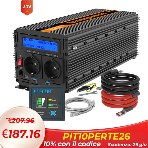 Edecoa inverter 3000w - inverter,