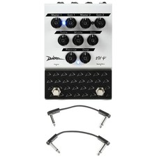 Diezel VH4-2 Pedale 2 canali overdrive e preamplificatore con cavi patch EBS