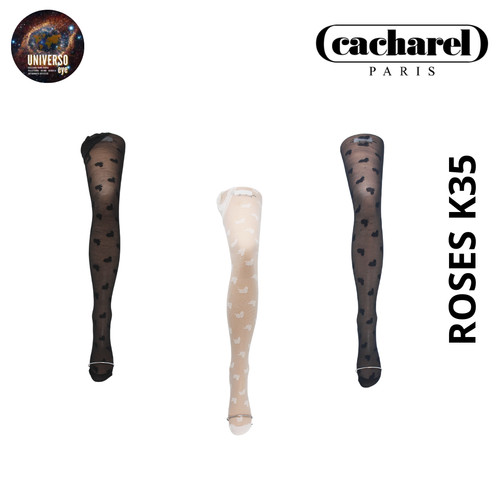 Collant fantasia roses donna - collant,