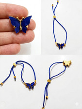 Bracciale Charm Farfalla Blu