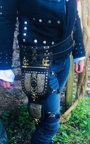 Pelle serpente steampunk - pelle,