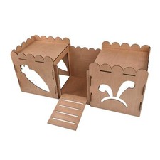 Capanna in legno per castello