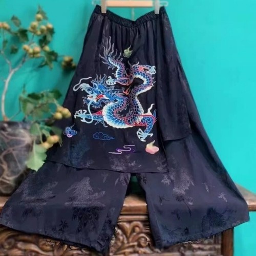 Pantalone donna stile etnico