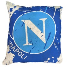 Cuscino SSC Napoli Calcio Logo 38x38 Cm Cuscini Arredo Calcio PS 30835